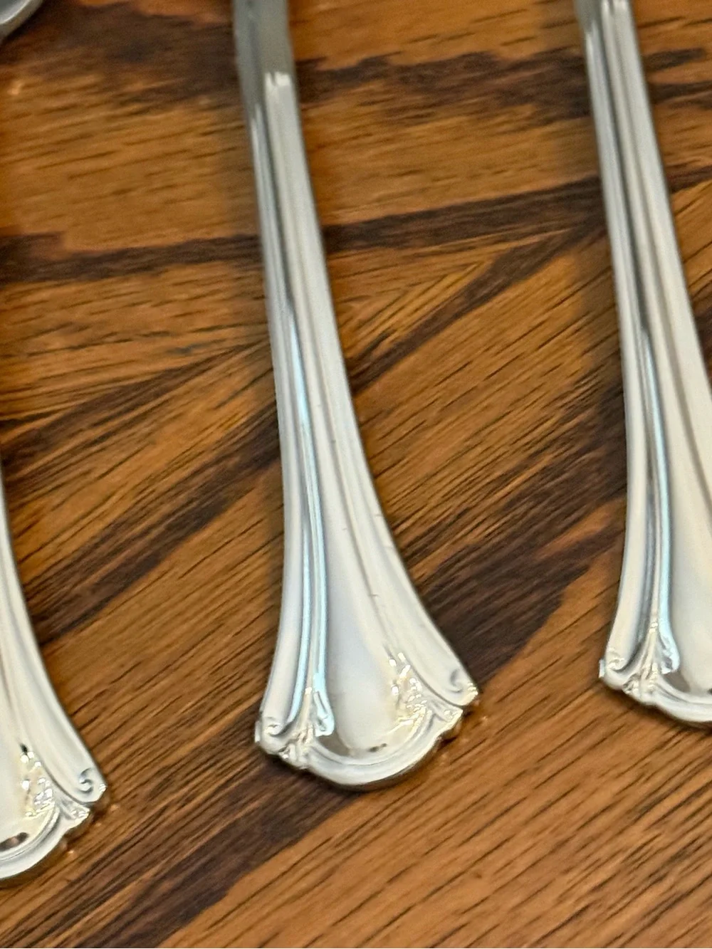 Classic Silver Plated Serving Spoons - Elegant Scrolled Handle